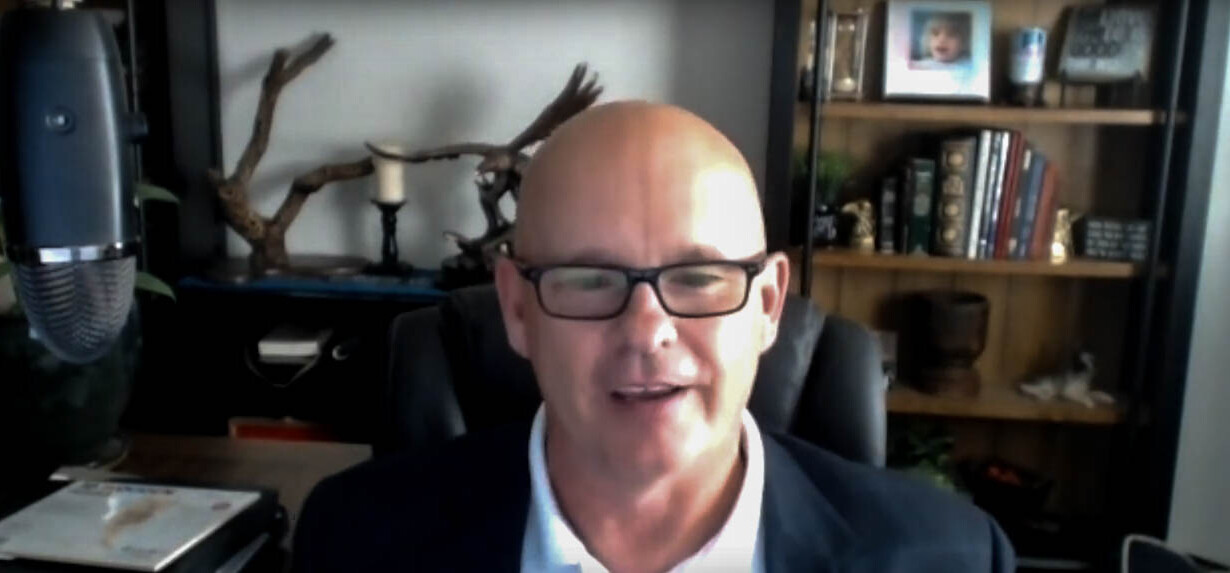 Warden Brian Koehn on a Zoom call